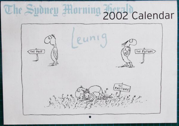 2002 Michael Leunig Sydney Morning Herald Calendar New
