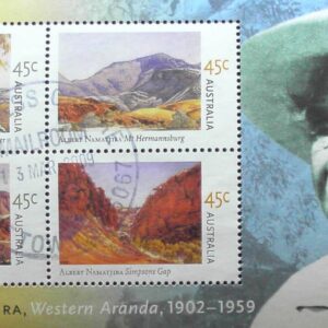 2002 Australia Post Mini Sheet - Albert Namatjira