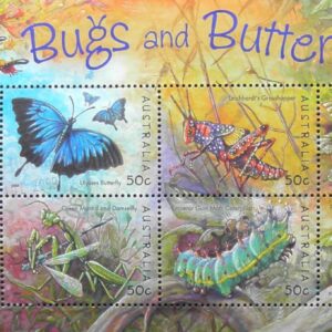 2003 Australia Post Mini Sheet - Bugs and Butterflies