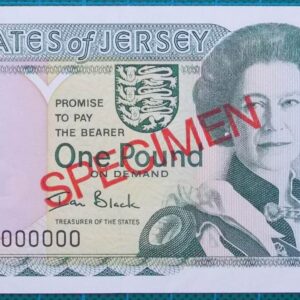 2004 STATES OF JERSEY ONE POUND SPECIMEN BANKNOTE 