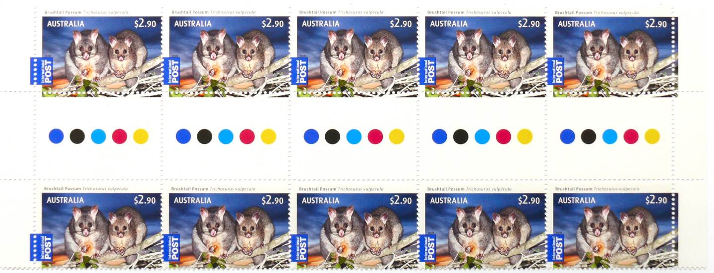 2009 Australia Post Possum Bush Babies Full Sheet