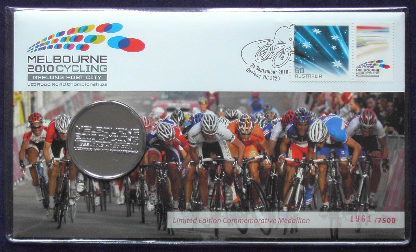 2010 Australia UCI World Cycling Championships Token