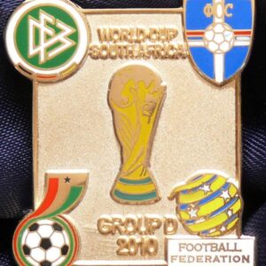 2010 FIFA World Cup - Group D - Gold Coloured Metal Pin