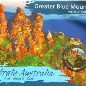 2010 One Dollar Coin - Greater Blue Mountains  - UNC