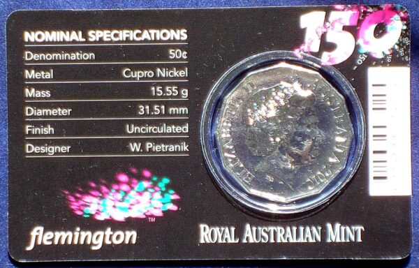 2013 150th Anniversary Of The Melbourne Cup - 50c Coin