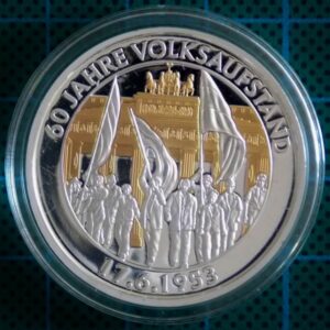 2013 PEOPLES UPRISING 60 ANNIVERSARY SILVER GOLD MEDALLION