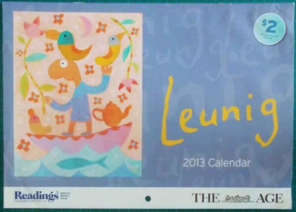 2013 Michael Leunig Melbourne Age Calendar New