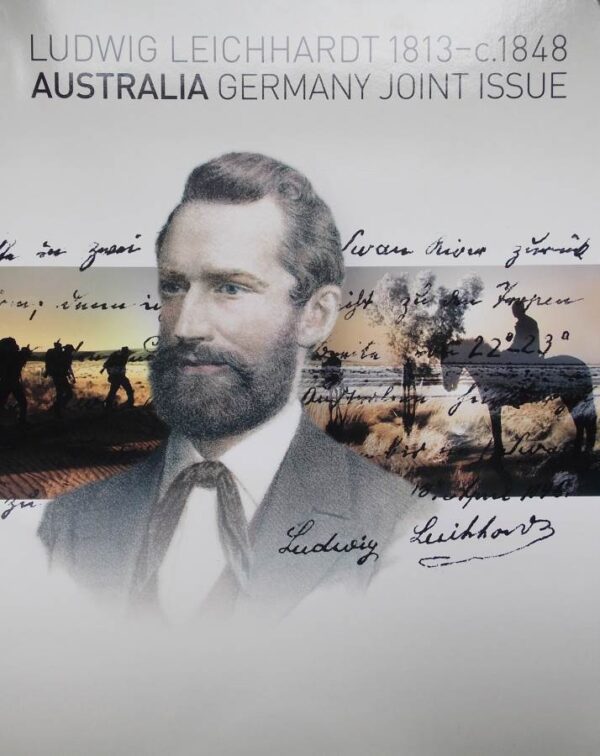2013 Australia Post Stamp Sheetlet Pack Ludwig Leichhardt Joint Issue with Germany