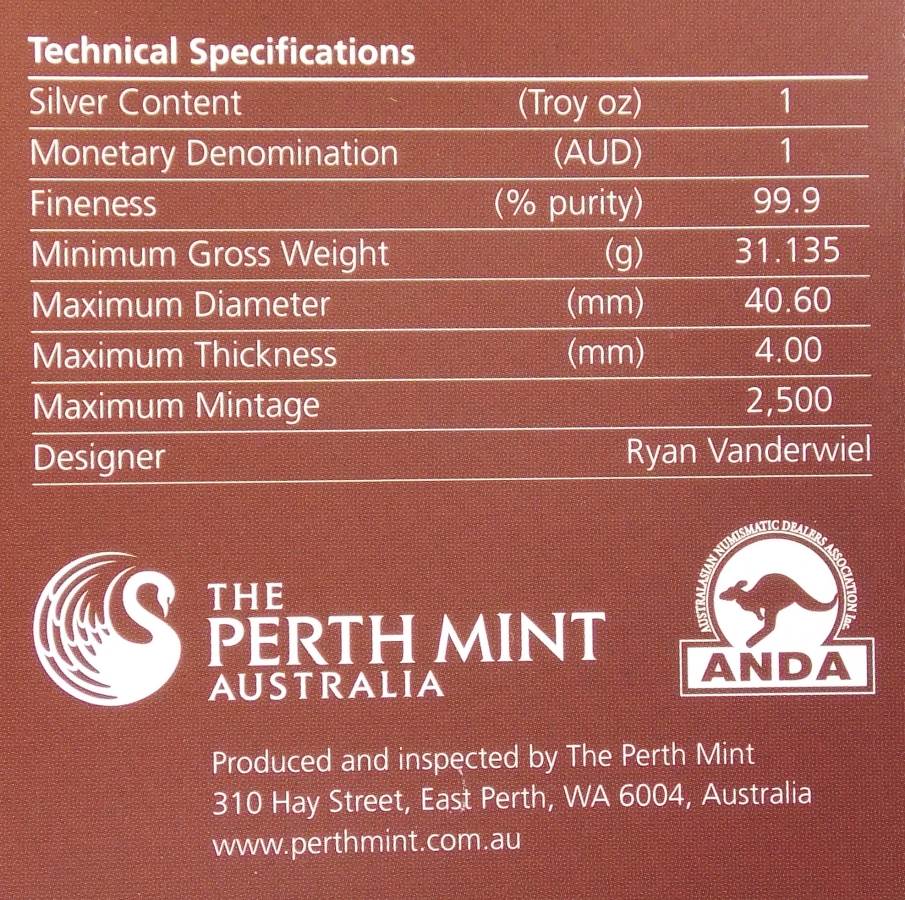 2013 World Heritage Sites - Willandra Lakes Region 1oz Silver Coin