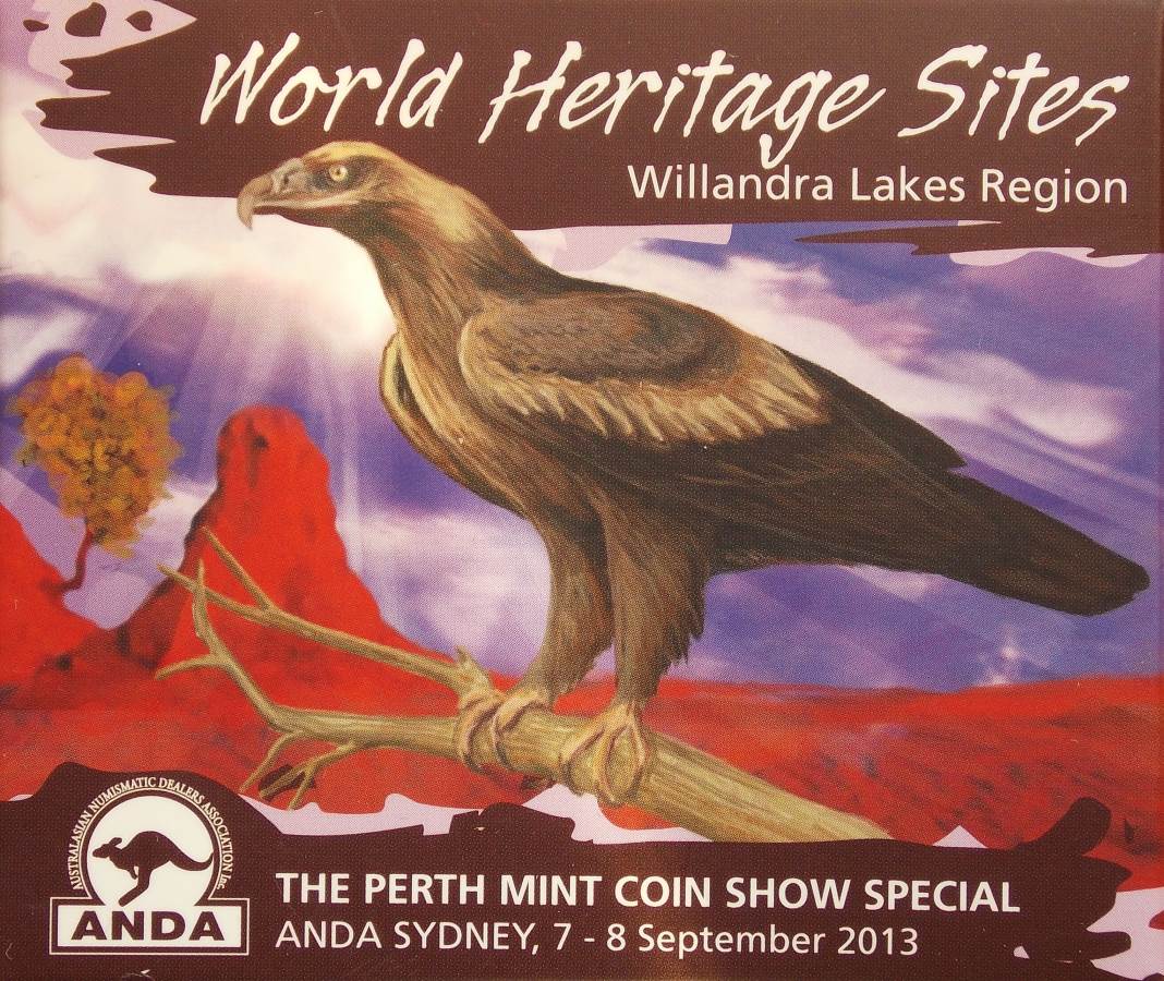 2013 World Heritage Sites - Willandra Lakes Region 1oz Silver Coin