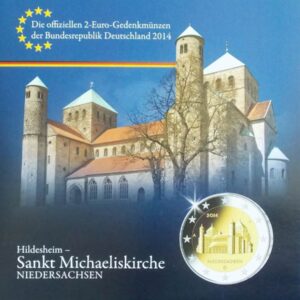 2014 ST MICHAELS CHURCH IN HILDESHEIM 2 EURO SET