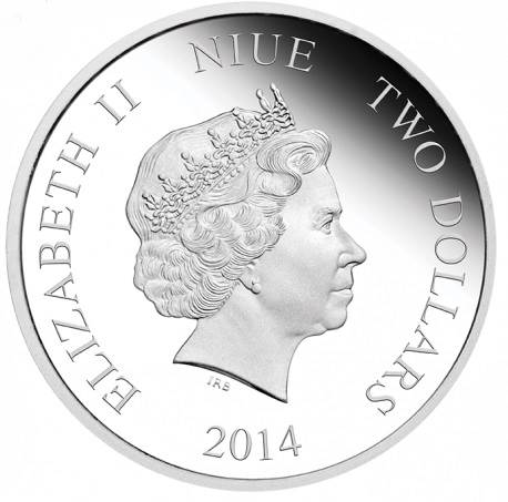 2014 Disney Mickey and Friends Mickey Mouse 1oz Silver Proof Coin Niue