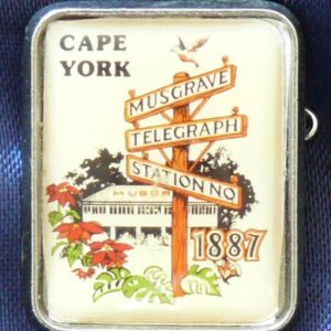 Australia Musgrave Telegraph Station Enameled Pin