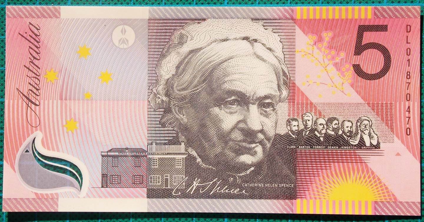 2001 Five Dollars Centenary of Federation DL01