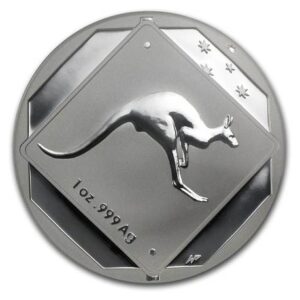 2013 Australia 1 oz Silver Kangaroo Road Sign Coin