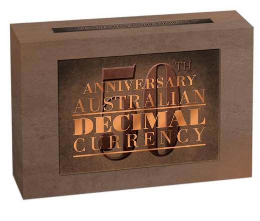 2016 50TH ANNIVERSARY OF AUSTRALIAN DECIMAL CURRENCY 2 COIN SET