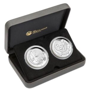 2016 50TH ANNIVERSARY OF AUSTRALIAN DECIMAL CURRENCY 2 COIN SET