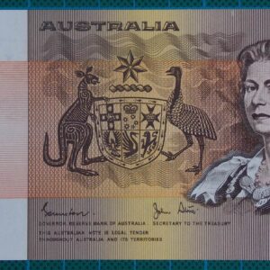 DHZ series Flat Crisp $1 One Dollar 1982 Australia paper banknote UNC 