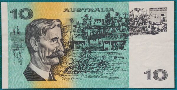 1991 Australia Ten Dollars MPB Without PIL