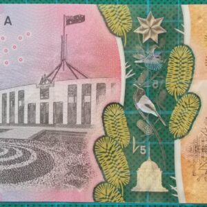 2016 Australia Five Dollars Next Generation Banknote AJ16