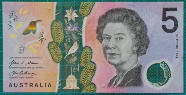 2016 Australia Five Dollars Next Generation Banknote CE16
